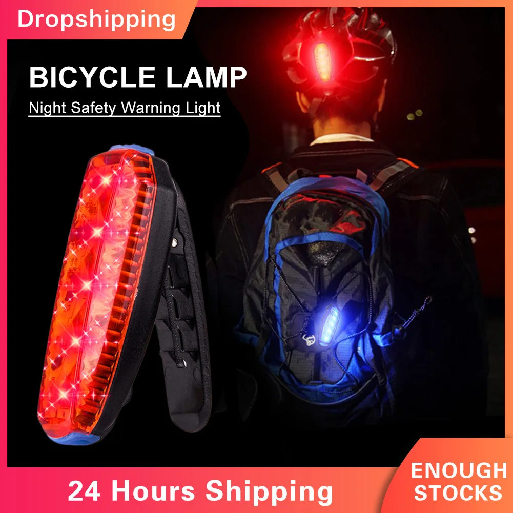 5 LED Bike T S Wg PE bag Rear Lamp B Rg L(Red) ￡0.99