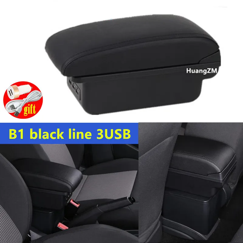 OYHCM Armsteun voor Auto compatibel met Opel Corsa F 2020-2022 Middenconsole interieur Armsteun Opbergdoos met Bekerhouder