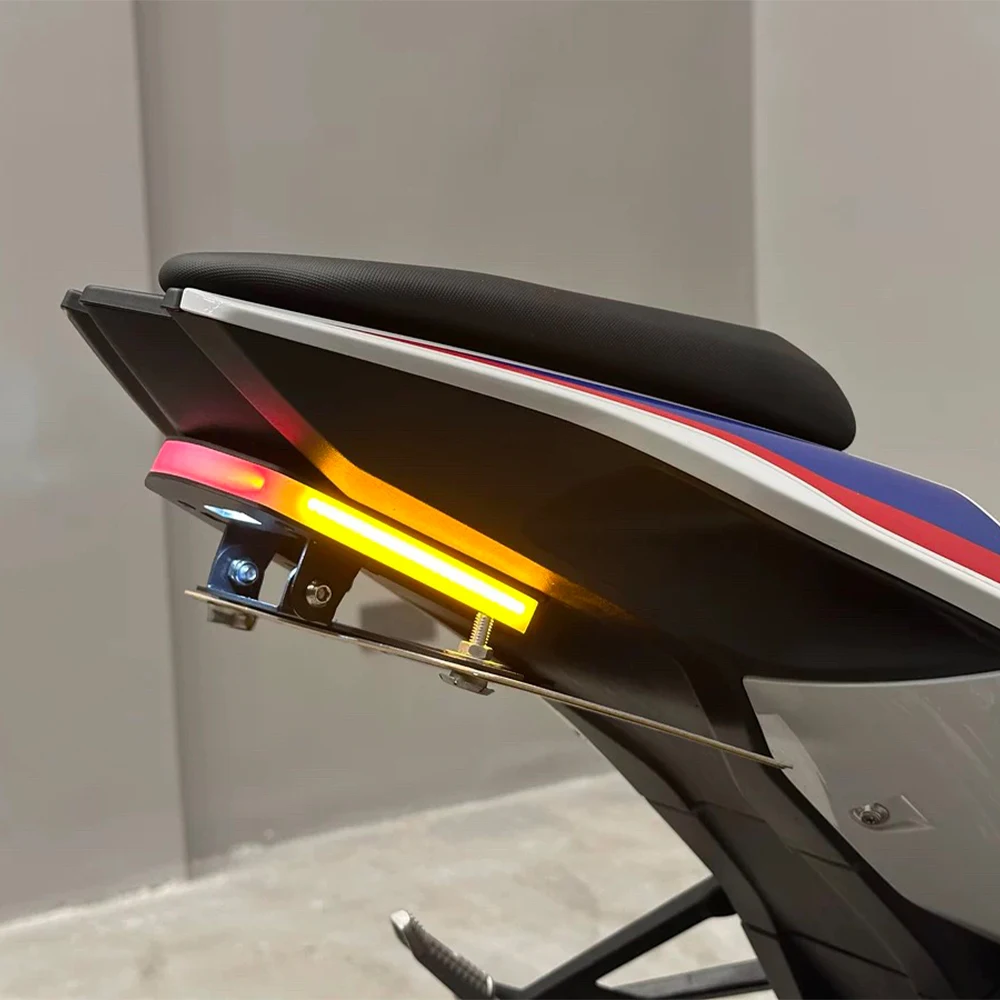 BMW S1000RR 2020 2021 2022 2023 2024 2025 2026 오토바이 번호판 홀더 LED 라이트 테일 티디 펜더 엘리미네이터