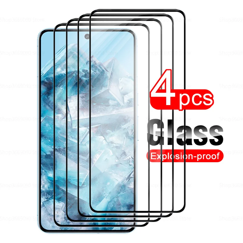

4 шт. Защитное стекло для Google Pixel 8 Pro 6,7 ''Защита экрана для Google Pixel 8Pro Pixel8 6,2'' Pixel8Pro закаленное стекло
