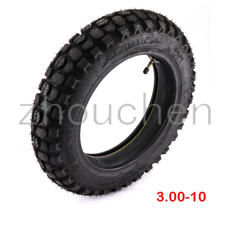 

10" Tyre 3.00-10 Outer Tire Inner Tube for Non-slip Motocross Racing Motorcycle Dirt Pit Bike Atomik SSR SDG GY6 Scooter