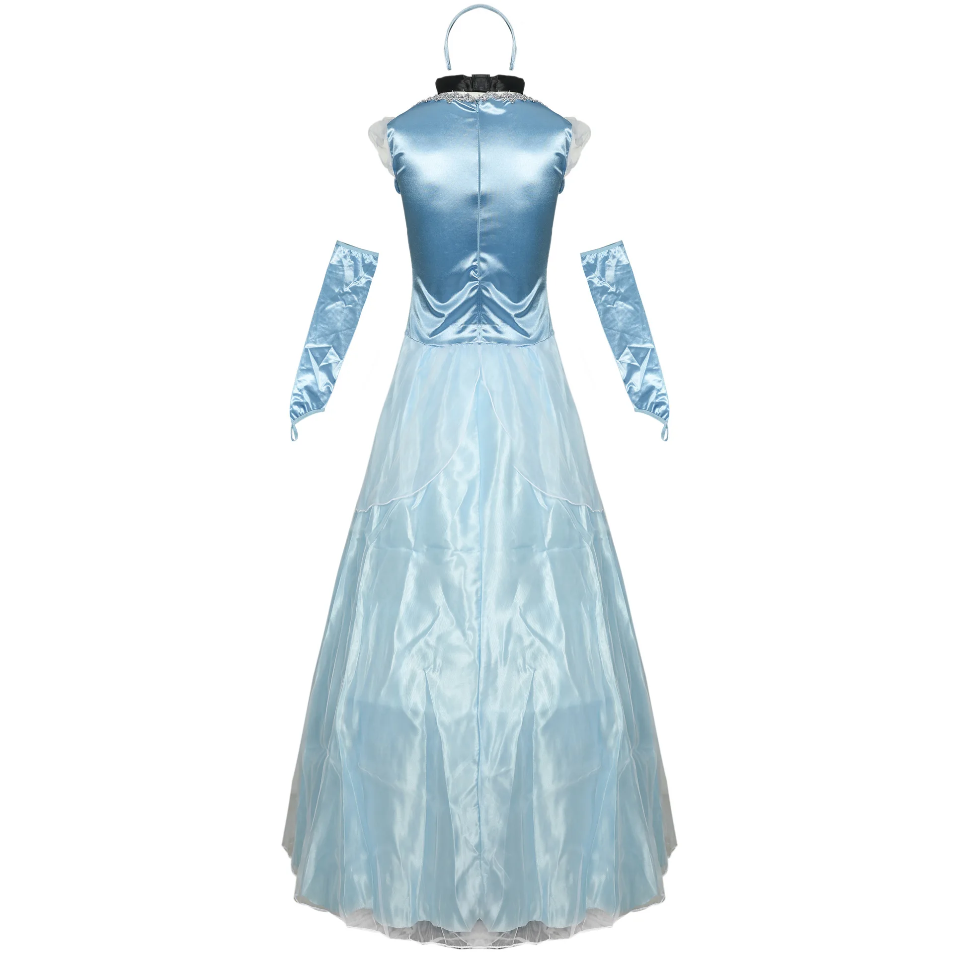 Halloween Cinderella Costume Sexy Princess Snow Whit Fantasia Fancy Dress For Adult Women
