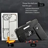 Folding mobile phone simulation toy gun 15 shell soft bomb troll convenient small gun model 5