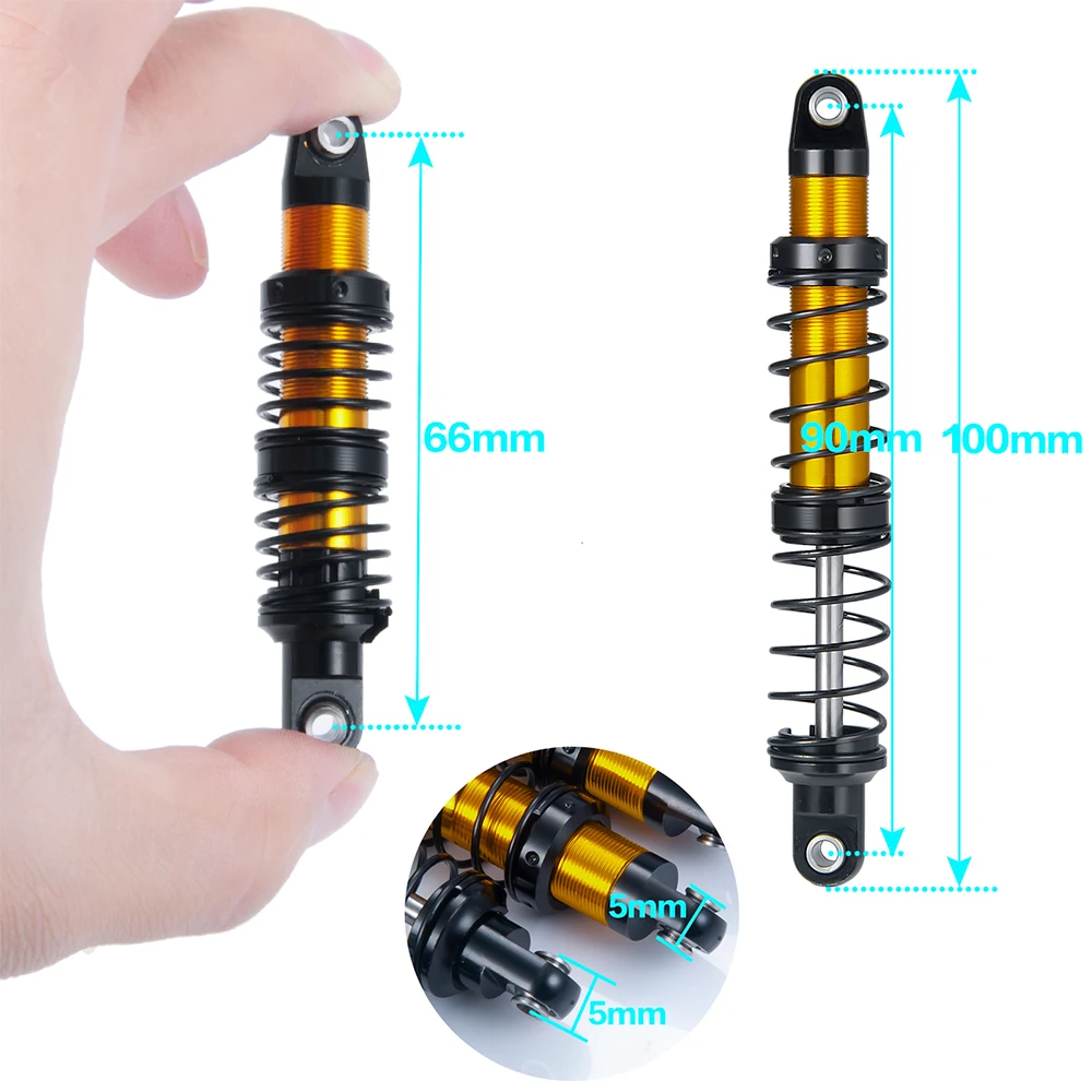 YEAHRUN-ݼ    , 70/80/90/100/110/120mm, 1/10  SCX10 90046 AXI03007 TRX4 D90 RC ũѷ 