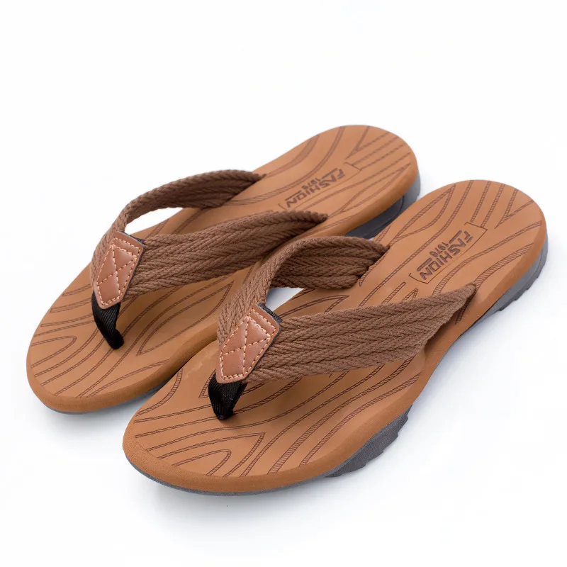 2026 High Quality New Brand Men Flip Flops Summer Beach Flip Flops for Men Fashion Breathable Casual Men Beach Slippers - 4