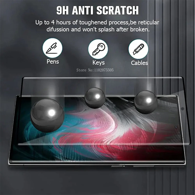 Premium 2-Pack Curved Tempered Glass Screen Protector