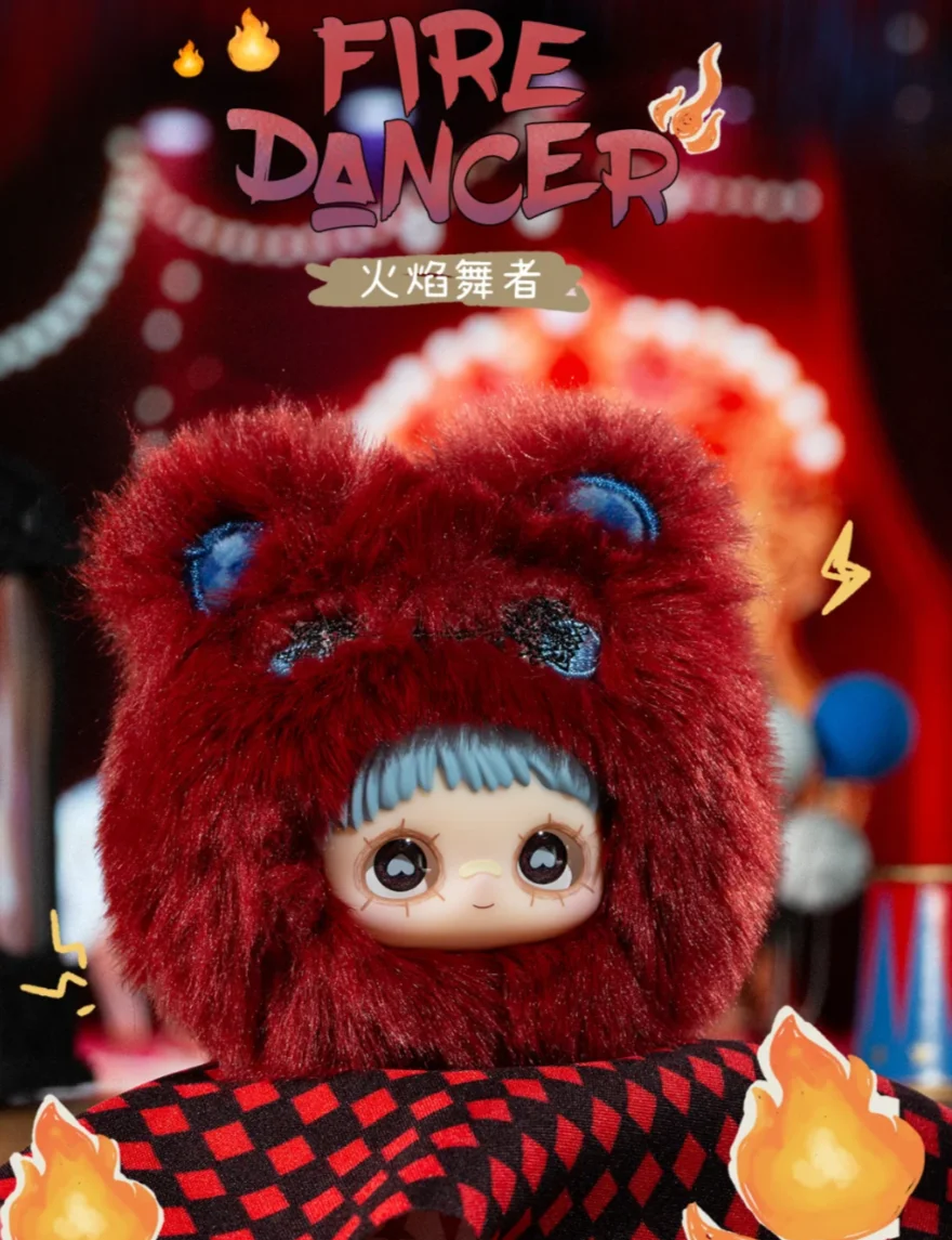 【シークレット】maymei CRAZY CIRCUS 4セット メイメイ New Genuine Maymei Crazy Circus Series Blind Box Kawaii Pendant