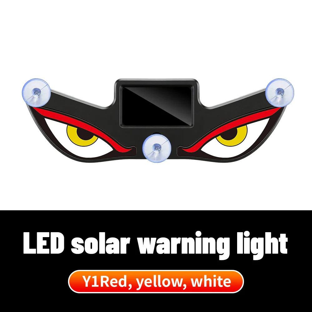 ตัวเลือกสินค้า ไฟตกแต่งรถยนต์ LED รูปตาปีศาจ ชาร์จพลังงานแสงอาทิตย์
