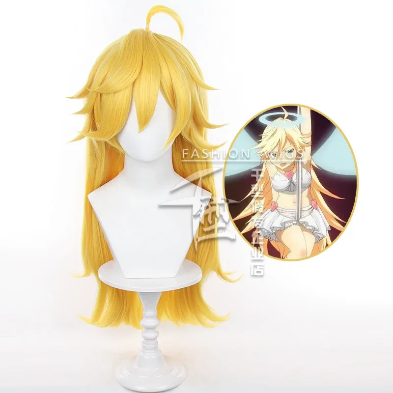 

Panty Anarchy Cosplay Wig Anime Panty & Stocking with Garterbelt Gold Long Heat Resistant Hair Party Role Play Wigs + Wig Cap