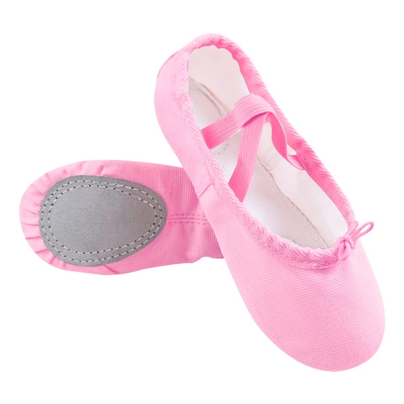 

Ballet Shoes Canvas for Girls Dance Slippers Split Sole Gymnastics Yoga Dancing Shoes for Kids Ballerina