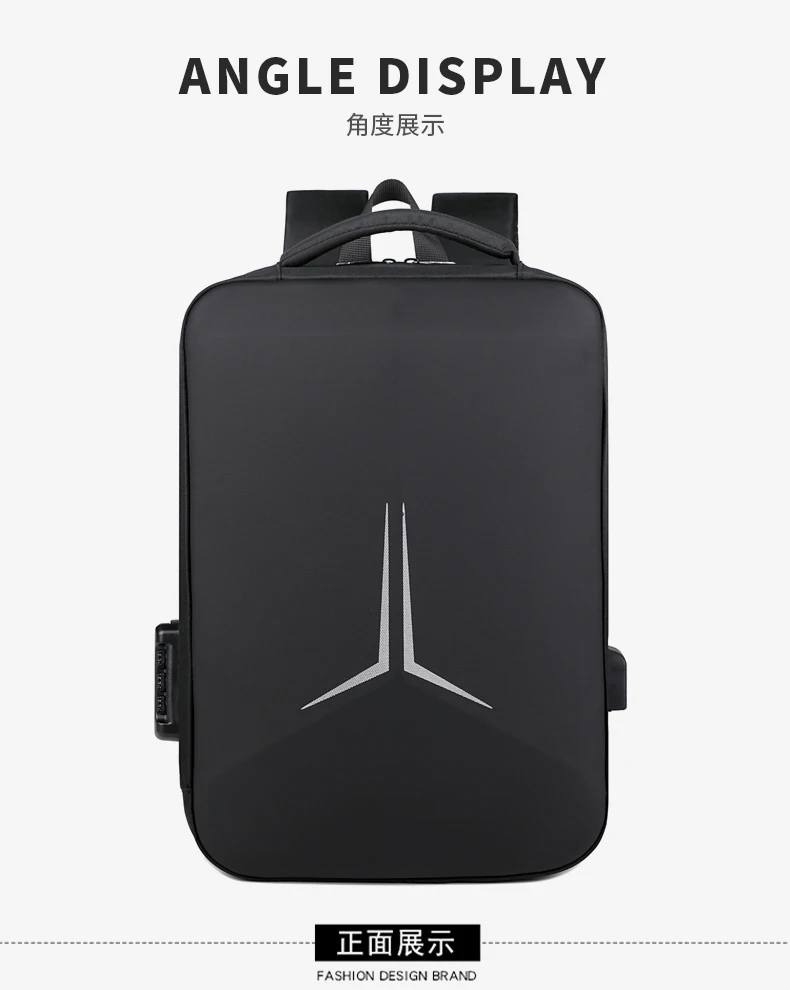 Mens LBackpack Waterproof Anti theft with USB Port Stylish Design Large Capacity Comfortable Straps Ideal for Work and Travel