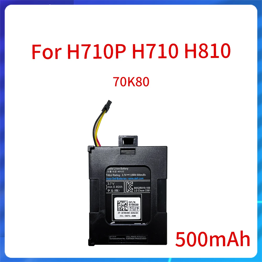 Новинка, оригинальный аккумулятор T40JJ TTVVV TY8F9 RAID для DELL PowerEdge H710P H710 H810