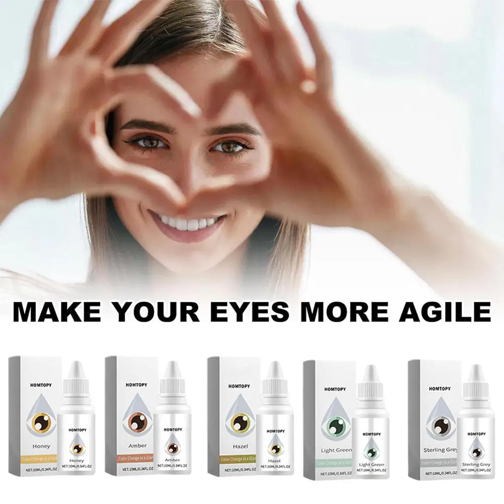 

10ml Color Changing Eye Drops Change Eye Color Lighten Your Color Eyes Eye & Liquid Brighten Care X2J0