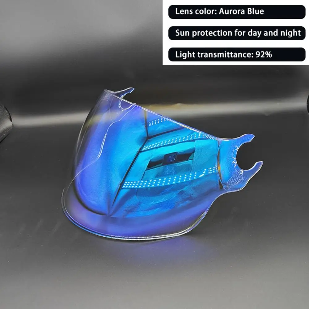 OF562 Windproof LS2 Helmet Visor Mirrored Helmet Parts Replacement Helmet Lens UV Protection Scratch-resistant Visor Accessories