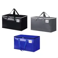 6Pcs Heavy Duty Large Moving Bags Storage Toted for Space Saving,Fold Flat 1