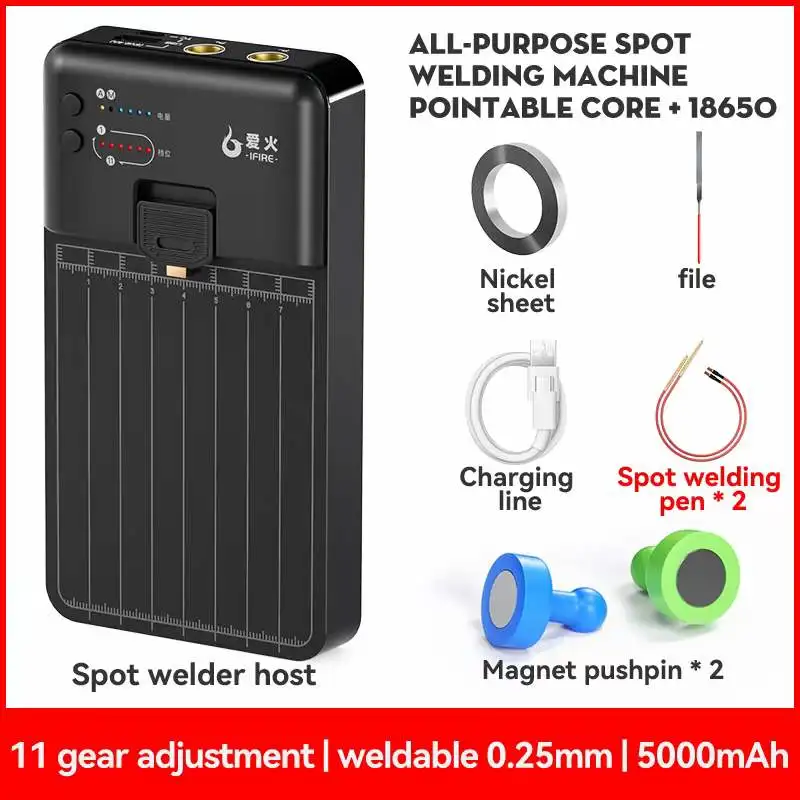 

iFire Adjustable Portable Spot Welder Machine Mobile Phone Battery Soldering Fixture Batteries Flex Replacement Repair Welder