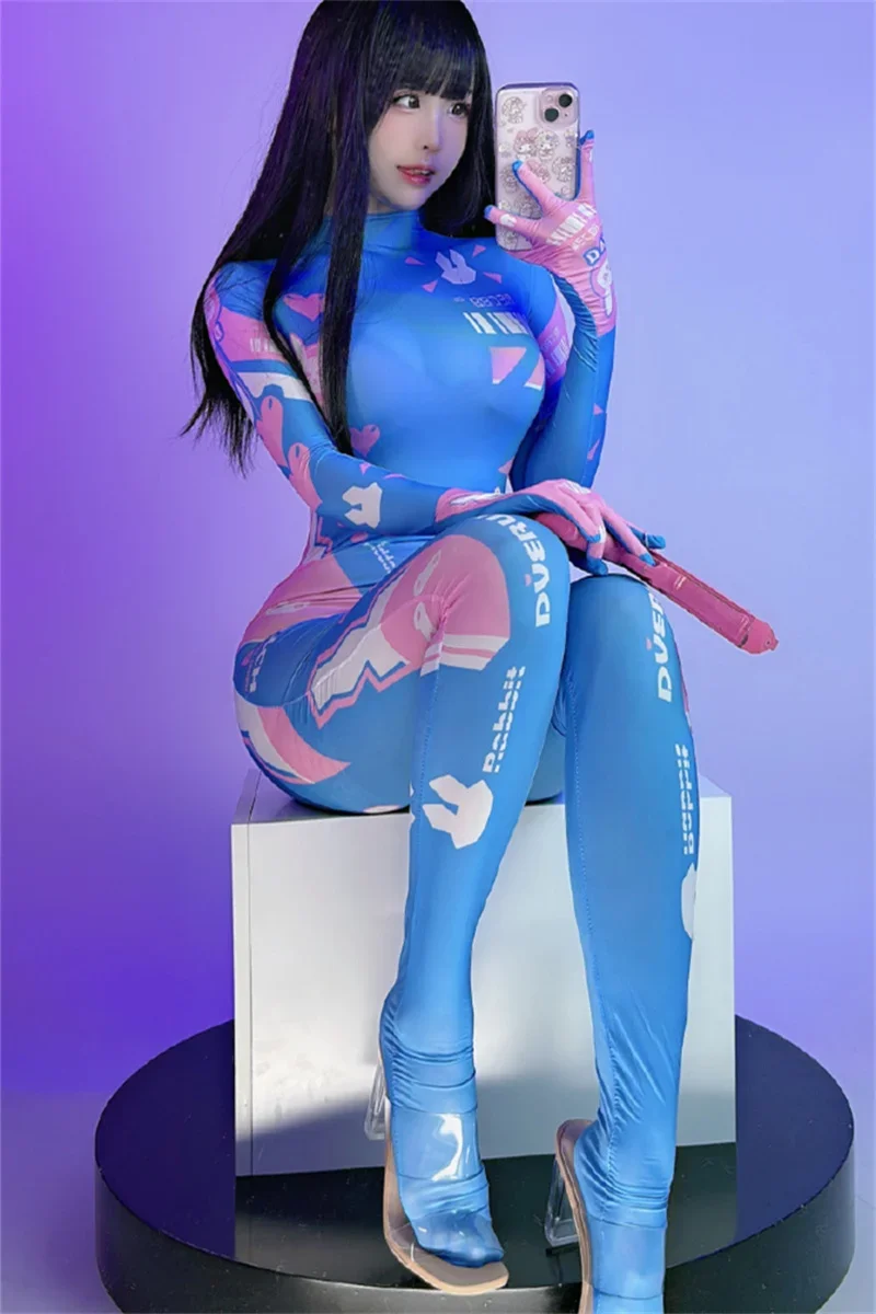 

Женские костюмы для косплея D.Va, механические сексуальные костюмы для танцев