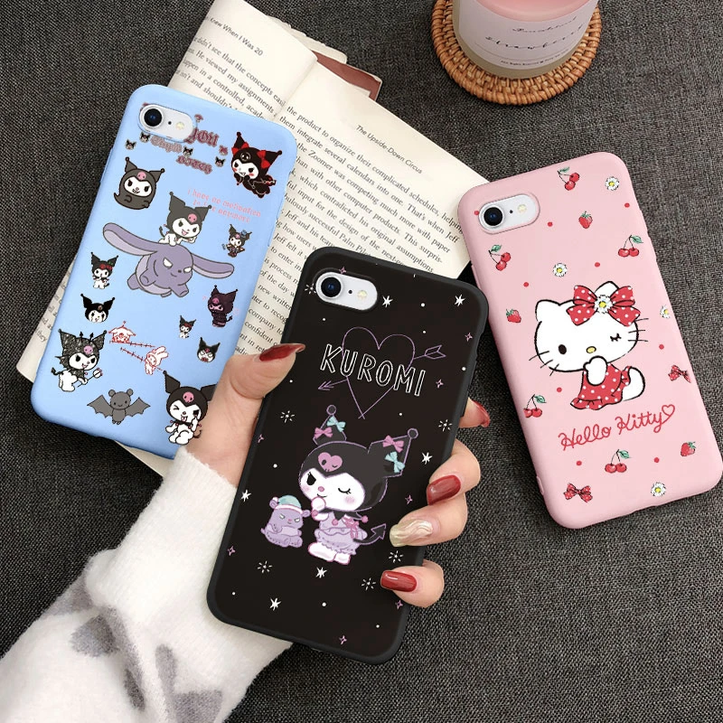 Cute Cartoon Cover For Apple iPhone X Case iPhone XR Soft Silicone TPU  Fundas Phone Case