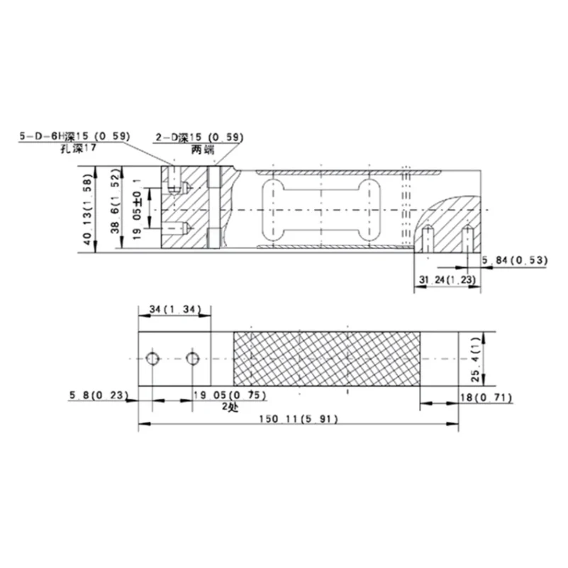 Cella di carico Zemic L6N per pesatura industriale, gamma 3-100kg, classe di precisione C3, durevole e ad alta accuratezza - immagine 4