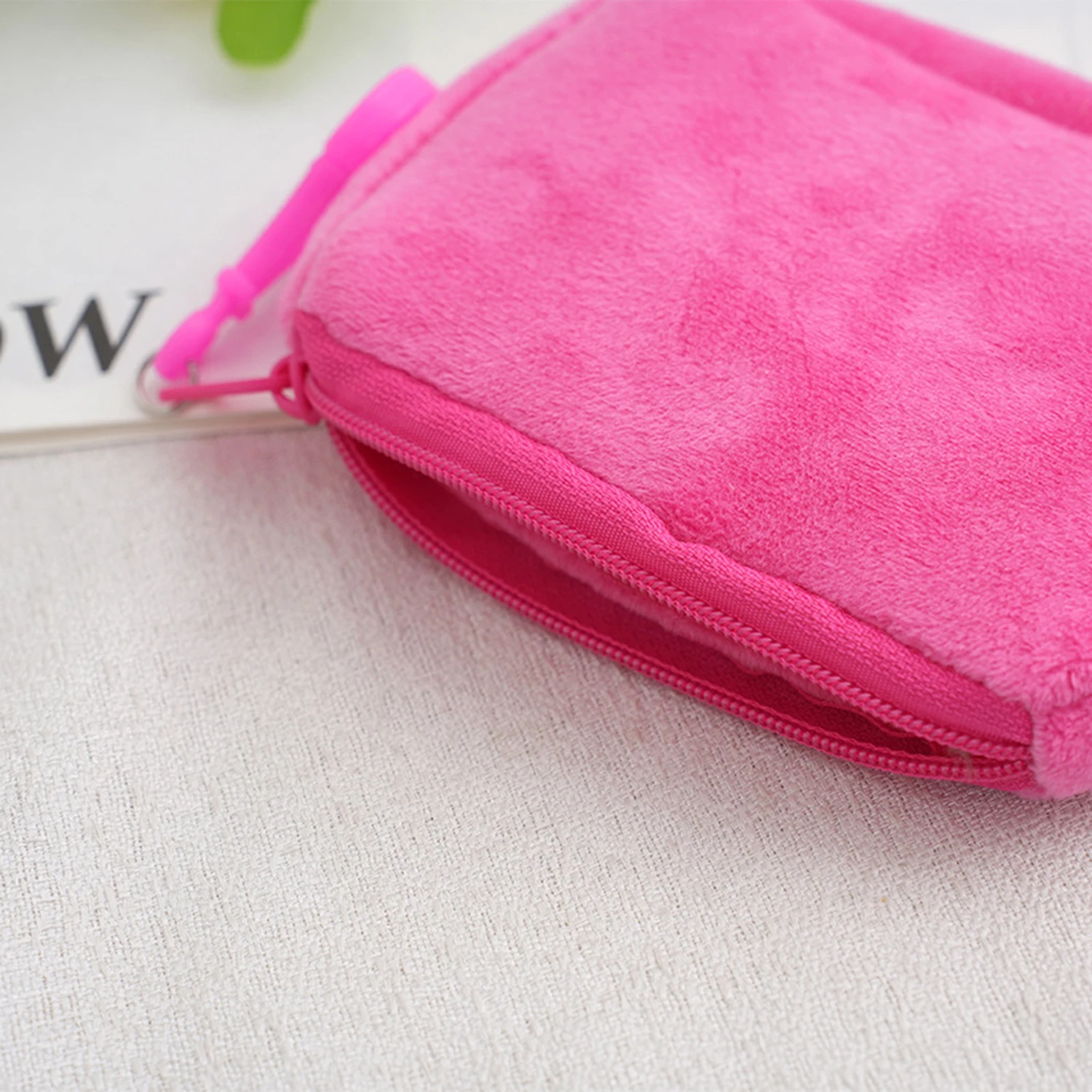 Solid Color DIY Coin Purse Zipper Mini Coin Key Bag Money Pocket Women Men Simple Purse Small Wallet Kid Gift Pouch