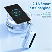 Batterie externe VIVO 50000mAh 120W à charge ultra-rapide, portable, avec câbles 4-en-1, pour iPhone 2026, nouvelle batterie externe grande capacité 5