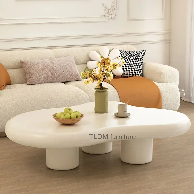 

Нестандартная искусственная кожа с современным дизайном, деревянный низкий скандинавский Маленький журнальный столик, гостиная, квартира, семейство Меса