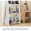 Floor-Standing Magazine Rack, Brochure Display Stand Floor, with 4 Tiered Design for Home Office, Magazines Racks 5