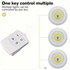 Dimmable LED Under Cabinet Light with Remote Control Battery Operated LED Closets Lights Wardrobe Bathroom lighting Night Light 4