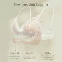 SUJIIN femmes Sexy Push Up dentelle soutien-gorge sans fil noir petite poitrine soutiens-gorge pour femmes été mince confort Bralettes dame Lingerie MX325 3