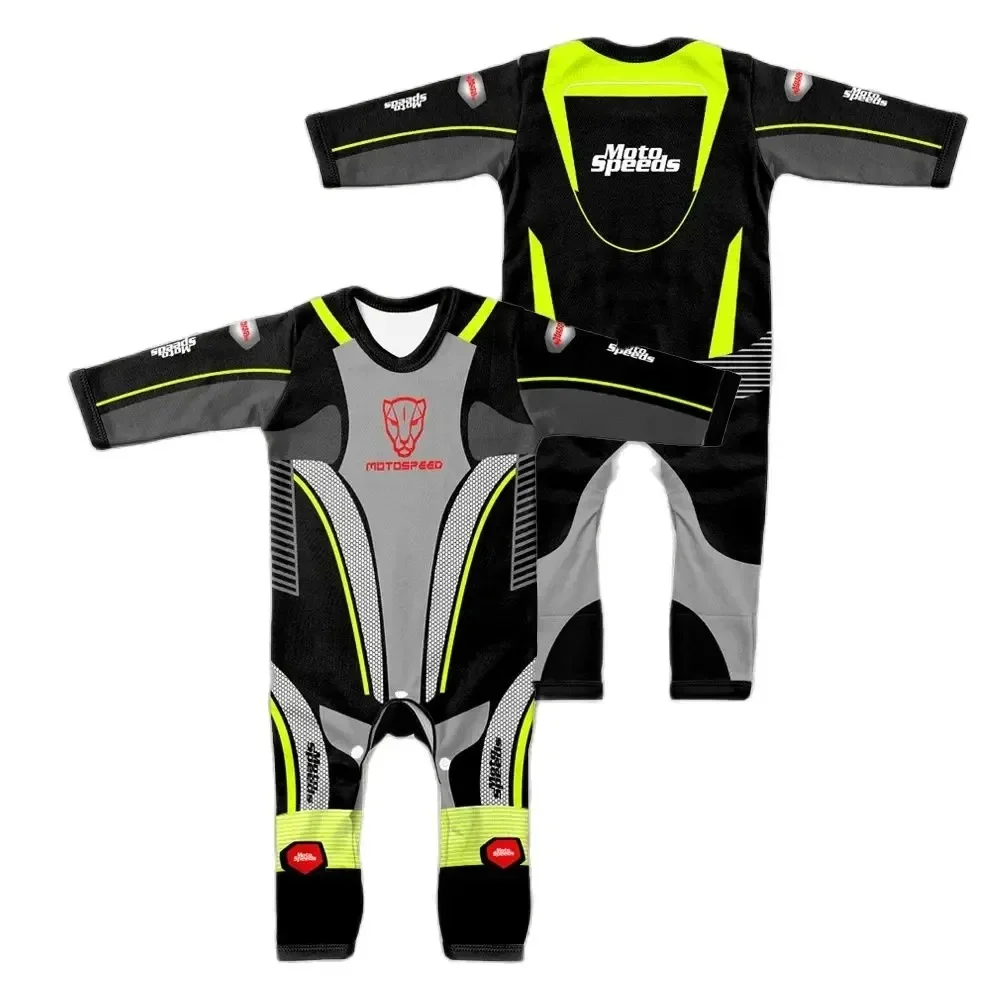 2024 Baby New Boys  And Girls Motorcycle Jumpsuit Moto Gp Competition Creep Suit Is A Hot Selling All 3