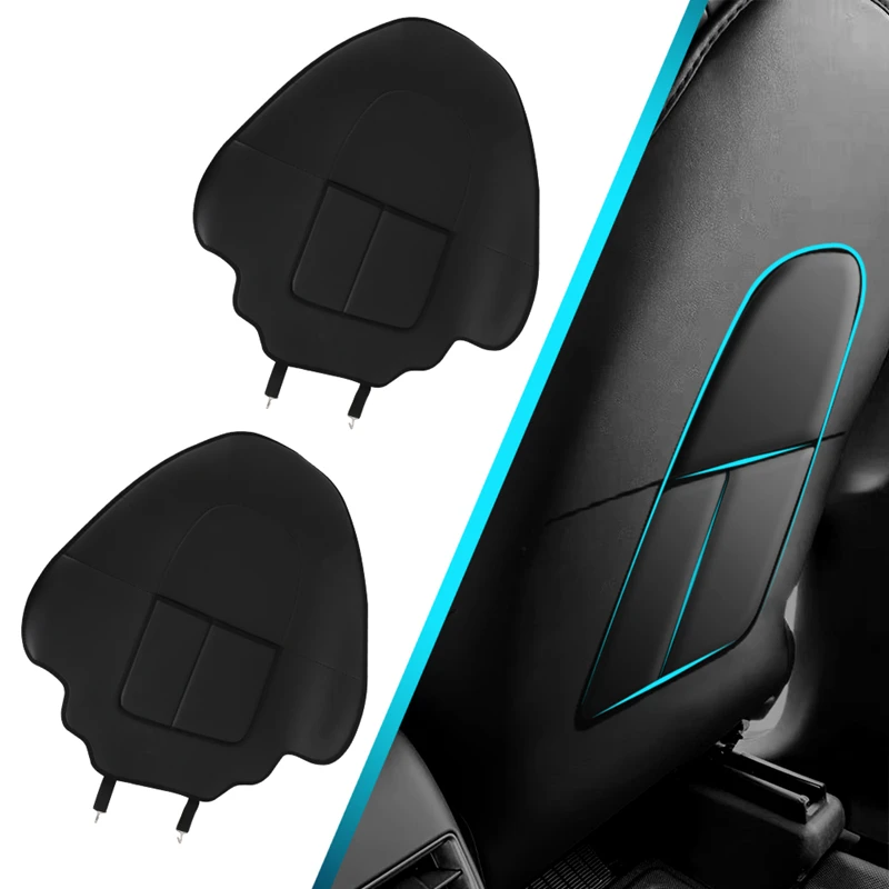 

Car Seat Back Protector Pad With Storage Bag For Tesla Model 3 Y Leather Anti Kick Pads Kids Child Kick Anti Dirty Protect Mats