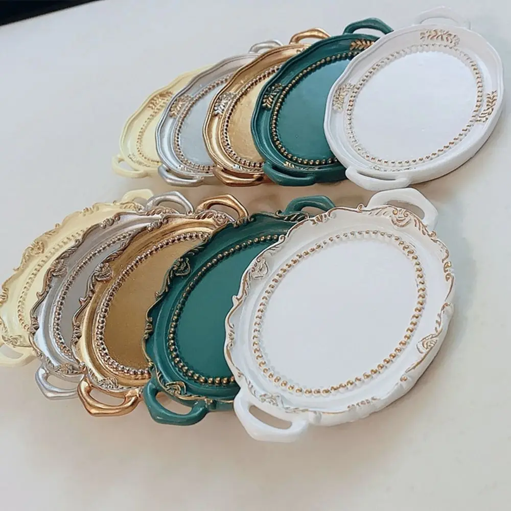 Decorative Jewelry Plate Nordic Necklace Earrings Storage Tray Photo Props Jewelry Display Tray Room Aesthetic Decor Accessories