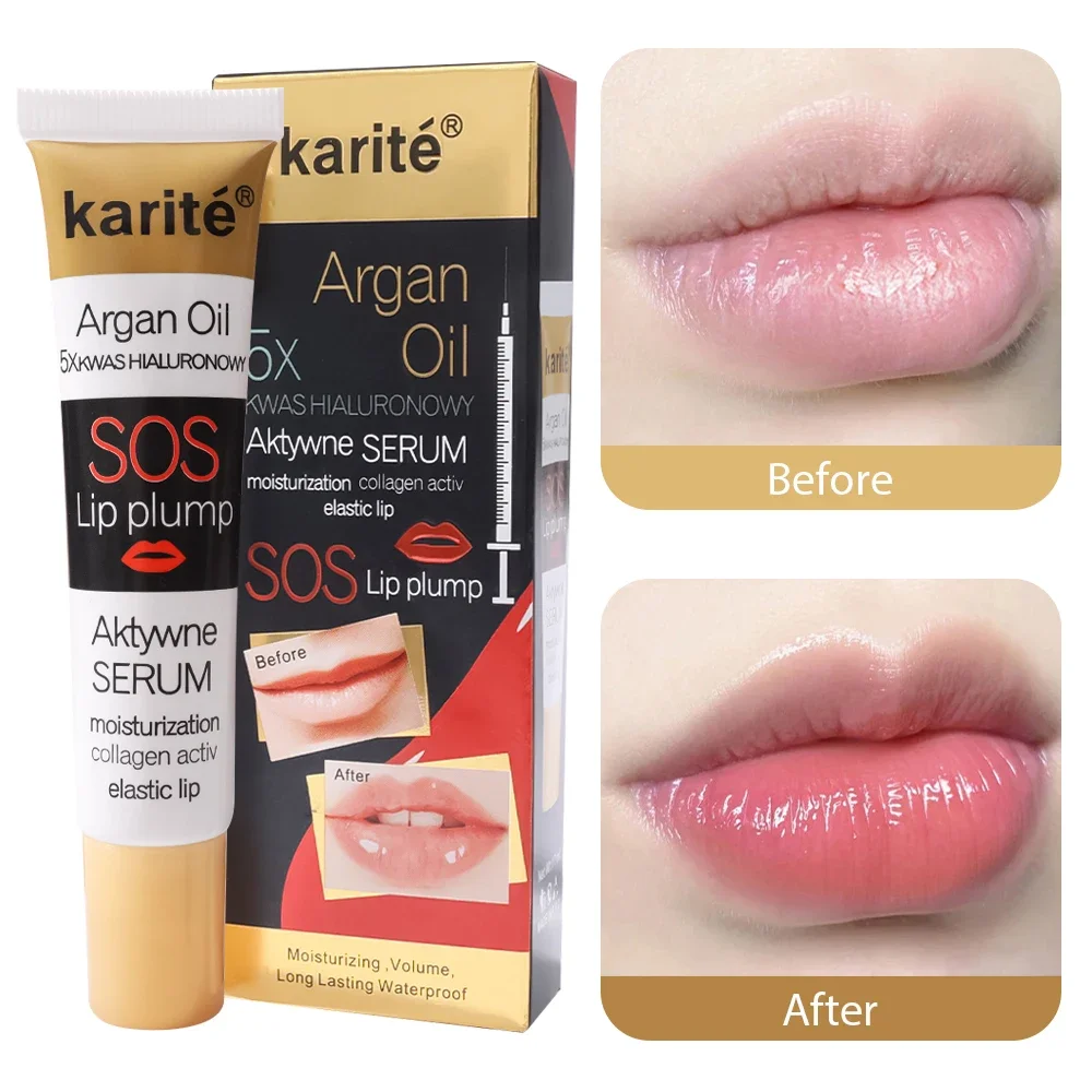 Instant Volumising Lip Plumper Serum Moisturizing Lips Repairing Mask Reduce Lip Fine Lines Collagen Lip Plumper Oil Gloss Care 4