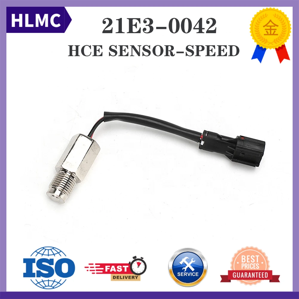 R200-9 Revolution Speed Sensor 21E3-0042 Transmission Sensors R225-7 R200 Sensor For Speed 24v car speed sensor aluminum transmission speed sensor fit for honda accord odyssey acura tl nsx 78410sr3003 78410sv4003 5s4591