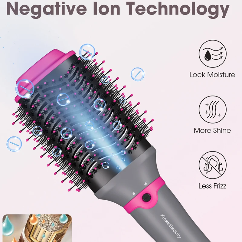4 في 1 فرشاة الهواء الساخن الأيونات السالبة 1200 و...