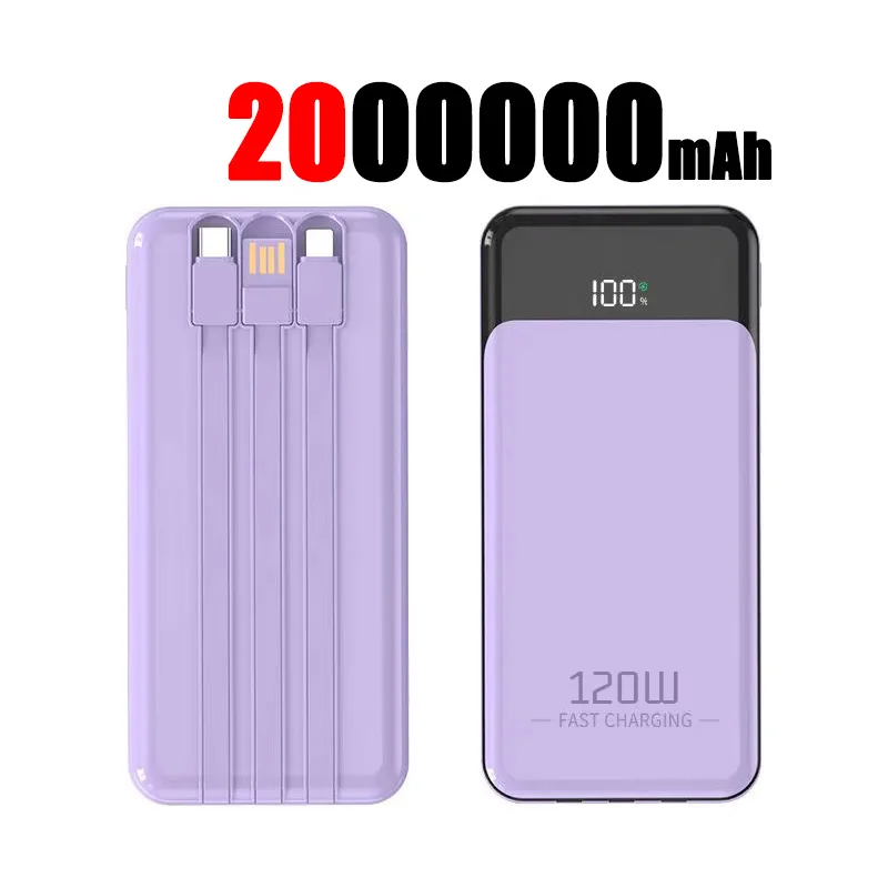 Purple 200000mAh