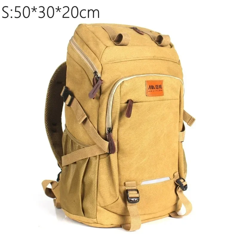 Large Capacity Wear Resisting Canvas Unisex Travel Backpack