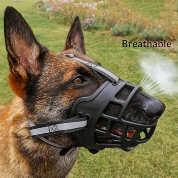 Soft Silicone Breathable Dog Muzzle 1