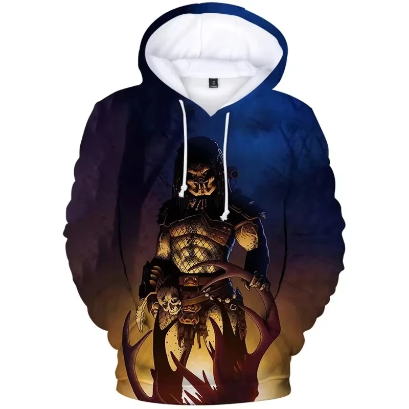 thumbnail image 1 of Nueva sudadera con capucha con estampado 3D de la película Predator para hombre, jersey de moda de gran tamaño, sudadera con capucha informal de calle Alien, ropa para hombre, 1 of 4