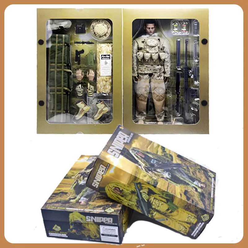 1/6 Military Scale Action Figures Doll Flexible Highly