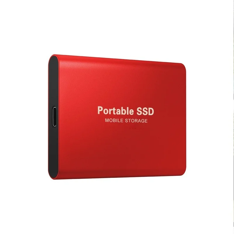 Portable High-speed 8TB/4TB Mini SSD High-capacity USB3.1 Type-C To USB Interface 2TBHigh-speed Mobile Hard Drive Metal Matte 