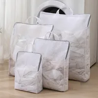 Upgraded Laundry Hand Bags Reusable Washing Machine Clothing Care Wash Bag Mesh Net Bra Socks Lingerie Underwear Laundry Storage 2