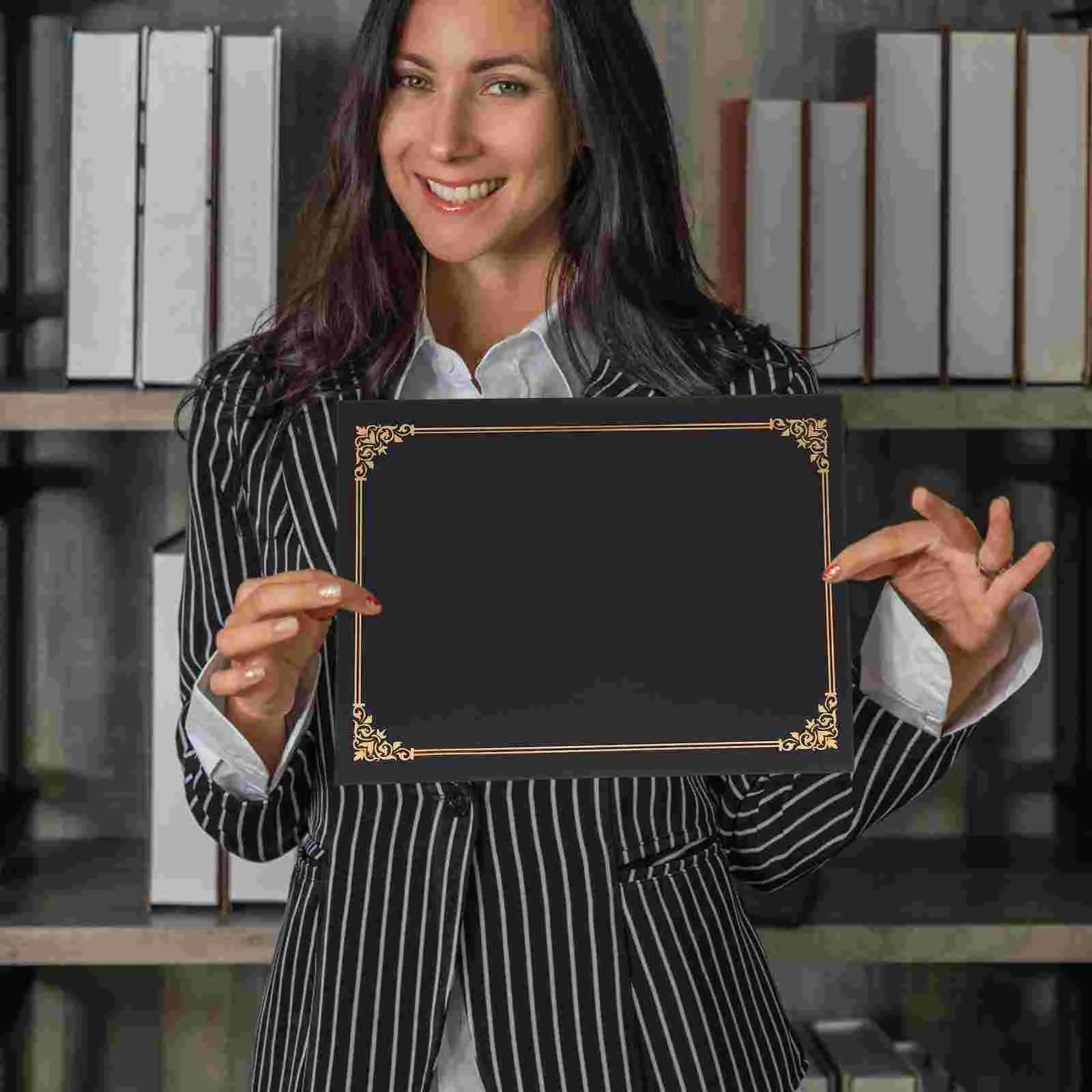 3 Pcs Certificate Paper Cover Diploma Holder Award Graduation Project Holders Decorative