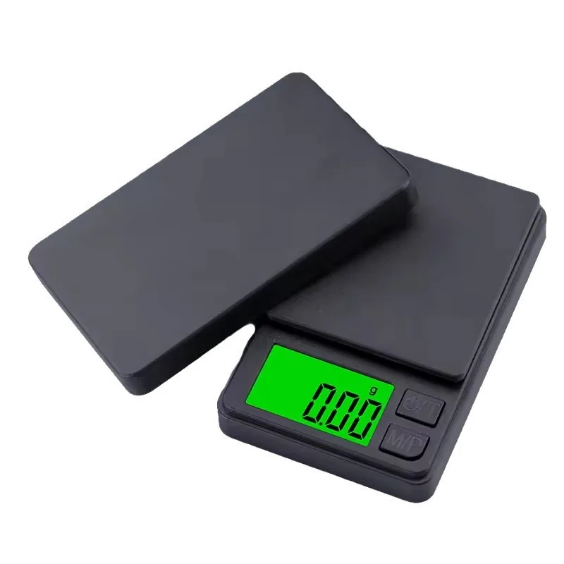 High Precision Portable Digital Pocket Scale - 0.01g Accuracy, 100/500g Capacity for Jewelry and Kitchen Use