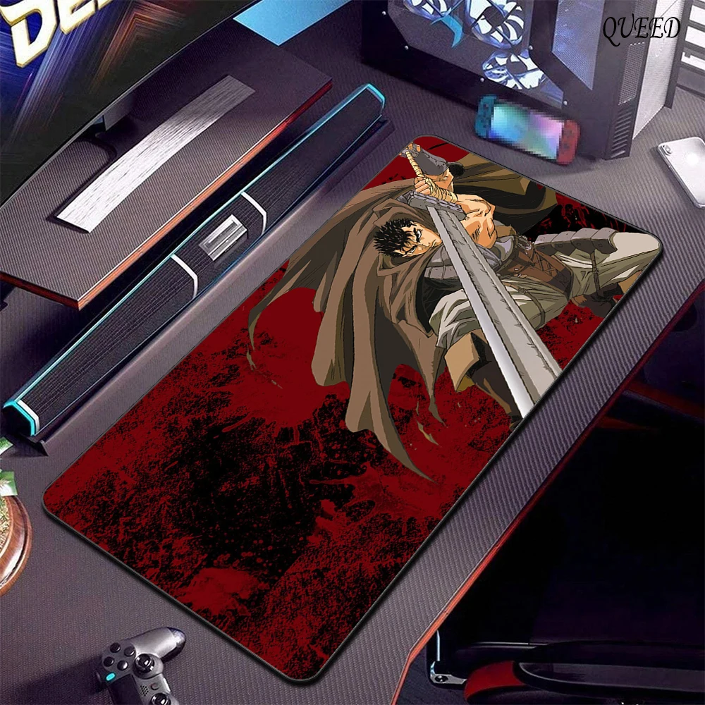 Enhanced Gaming Desk Mat - Berserk Guts Anime XXL Mousepad