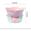 Flower Ceramic Cat Bowl Pet Food  Bowl for Cats Dogs Supplies Neck Protection 6