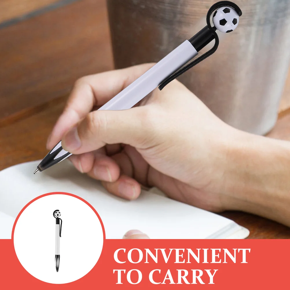 10 Pcs Football Ballpoint Pen Handwriting Pens Ink Soccer Shape Bulk Party Favors Office Supplies Plastic Stationery Student 3