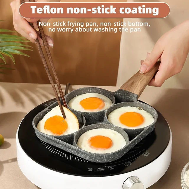 Convenient Omelet Tool Three-in-one Egg Frying Pan Non-stick Breakfast Pot  Flat Egg Hamburger Pan Household Steak Frying Pan - Pans - AliExpress