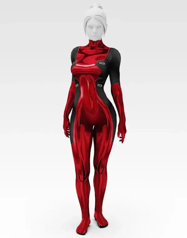 Marvel-Inspired Deadpool Spandex Bodysuit Cosplay Costume for Women