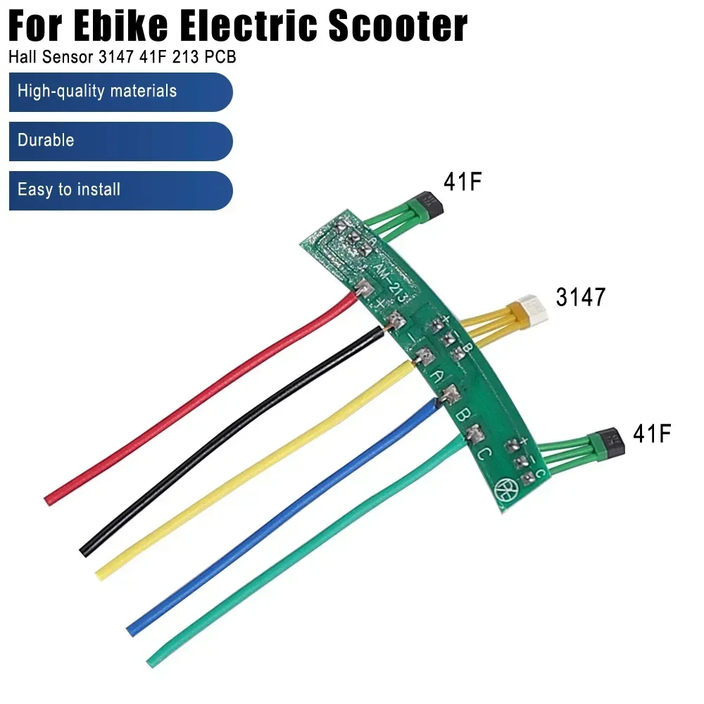 Für Elektroroller und -fahrräder mit 2 Rädern: Sensor mit Board-Kabel 3147 41F 213 60 ° PCB Motor-Hall-Sensor Langlebiges Bauteil – Detail 1